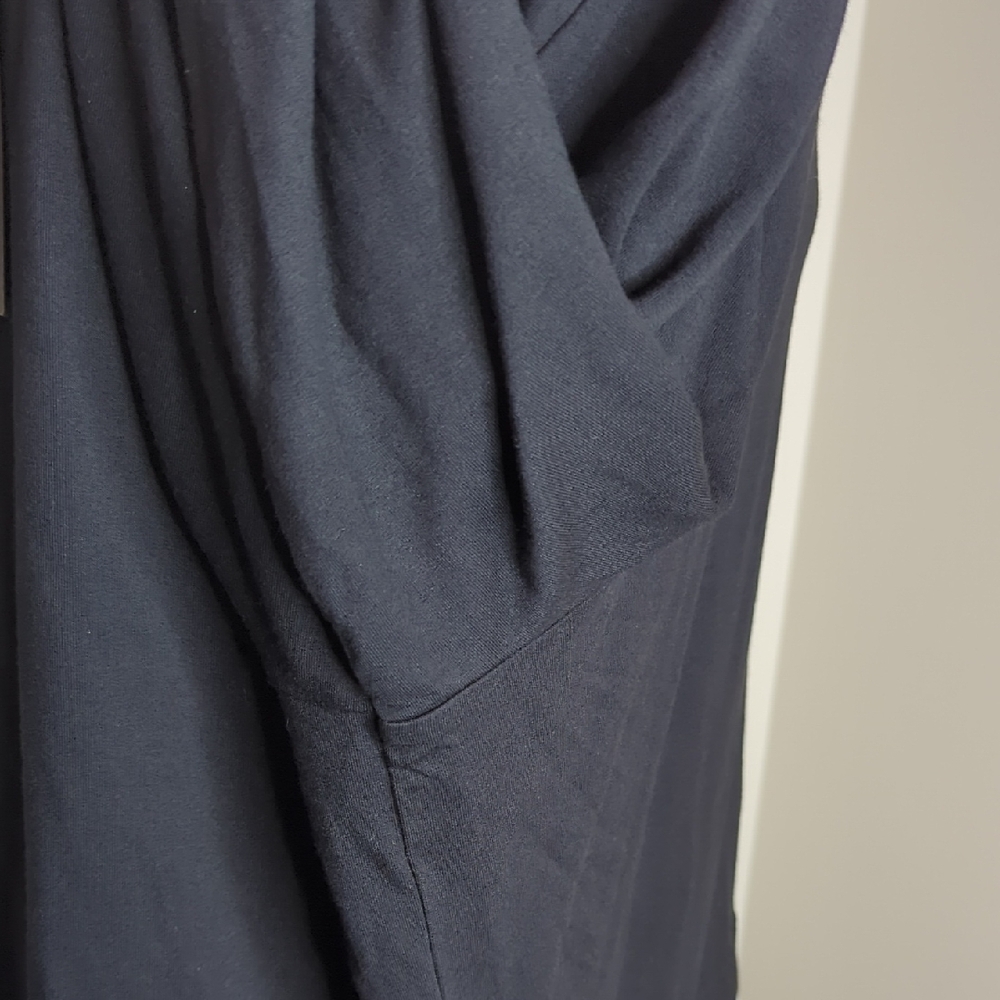 Jane And Delancey Black Layered Long-Sleeve Tunic with Striped Hem Size 2x - Picture 8 of 11